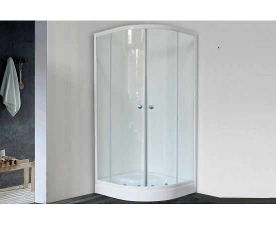 Душевой угол Royal Bath RB 100HK-T 100x100 (прозрачное стекло)_, изображение 2