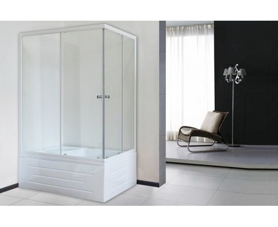 Душевой угол Royal Bath 8120BP-T L 120x80 (прозрачное стекло)_, изображение 2