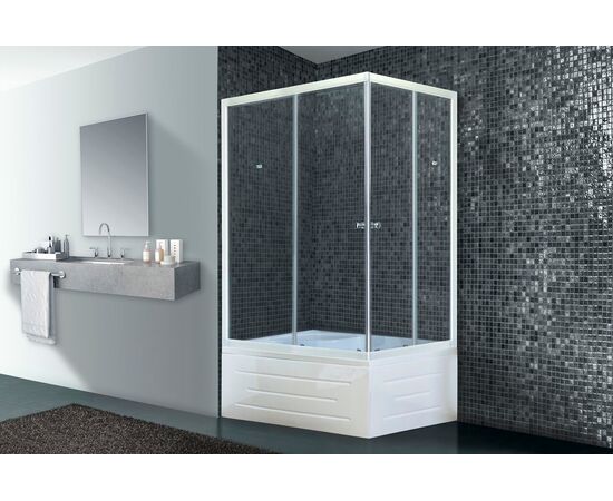 Душевой угол Royal Bath 8120BP-T L 120x80 (прозрачное стекло)_