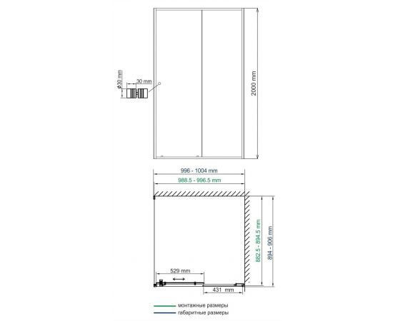 Душевой уголок WasserKRAFT Rhin 44S22_, изображение 3