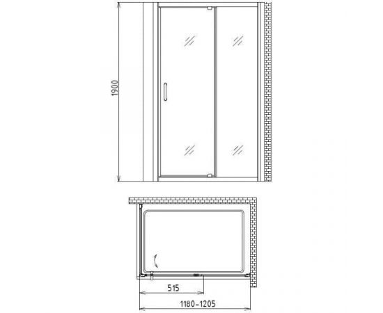 Душевой уголок Gemy Sunny Bay S28131B-A70_, изображение 4