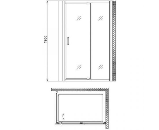 Душевой уголок Gemy Victoria S30131C-A100_, изображение 4