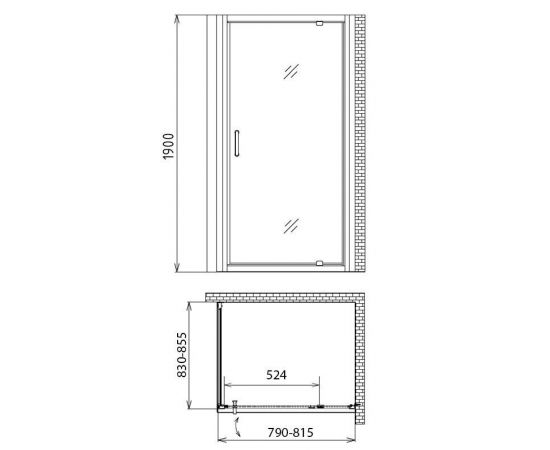 Душевой уголок Gemy Sunny Bay S28150-A85_, изображение 4