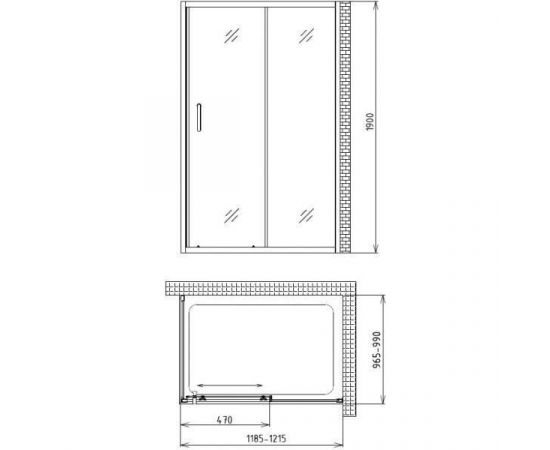 Душевой уголок Gemy Victoria S30131A-A100_, изображение 4