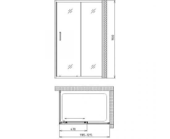 Душевой уголок Gemy Victoria S30131A-A85_, изображение 4