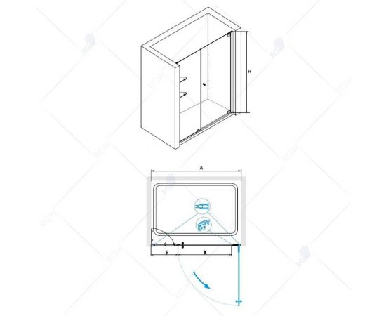 Душевая дверь RGW HO-05 01060513-11_, изображение 2