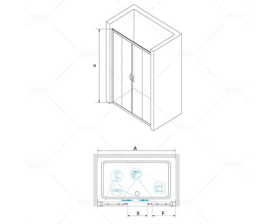 Душевая дверь RGW PA-11 01081112-11_, изображение 2