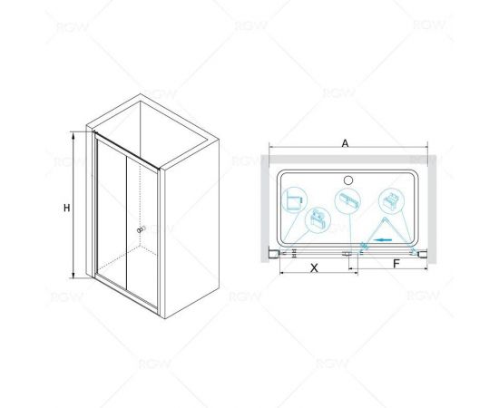 Душевая дверь RGW PA-23 01902375-11_, изображение 2