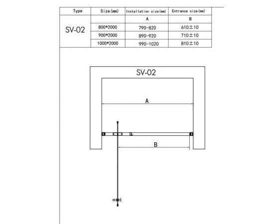 Душевая дверь RGW SV-02B 06320209-14_, изображение 4