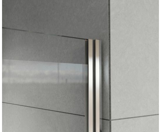 Душевая дверь Vincea Flex VDP-1F900CLB, профиль черный, стекло прозрачное_, изображение 3