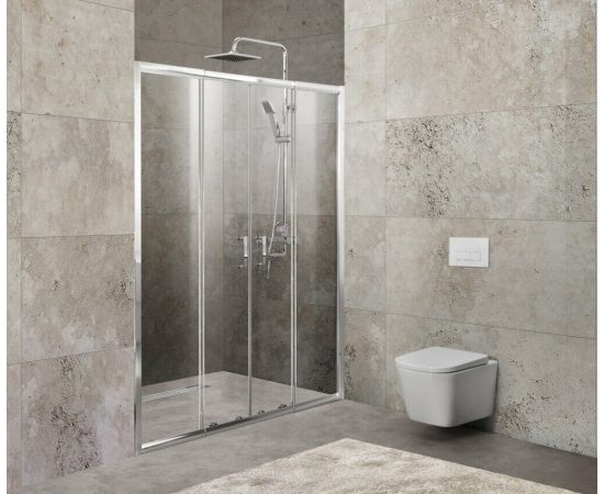 Душевая дверь BelBagno UNIQUE-BF-2-150/180-C-Cr_