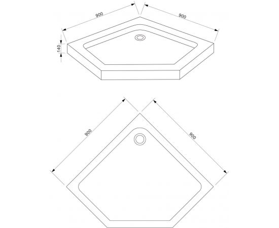 Поддон BRAVAT Type-P1 P39_, изображение 3