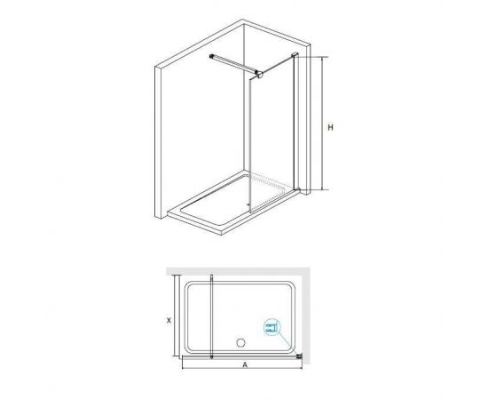 Душевая перегородка RGW WA-001 351000109-21_, изображение 2