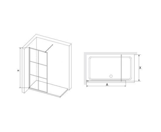 Душевая перегородка RGW WA-11B 32101170-84_, изображение 2