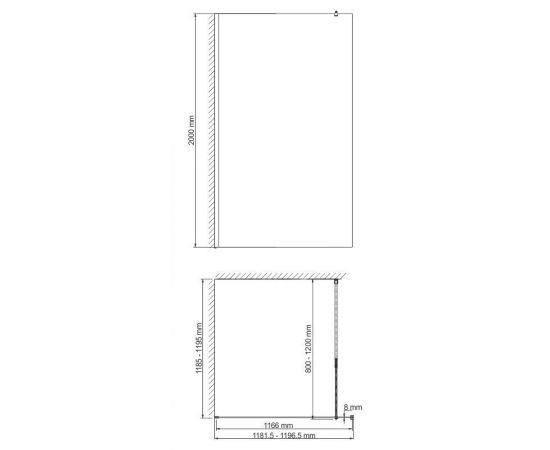 Душевая перегородка WasserKRAFT Abens 20W40_, изображение 3