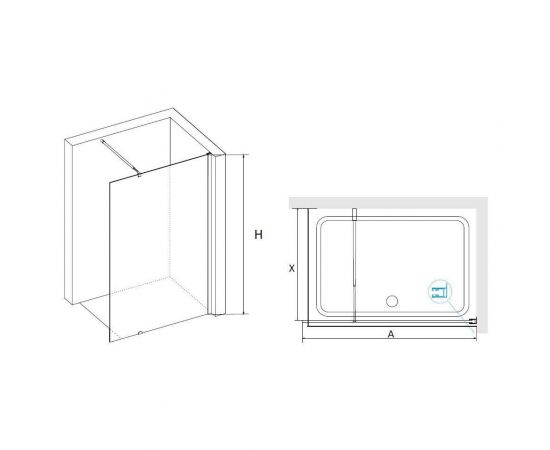Душевая перегородка RGW WA-02 41100210-51_, изображение 2