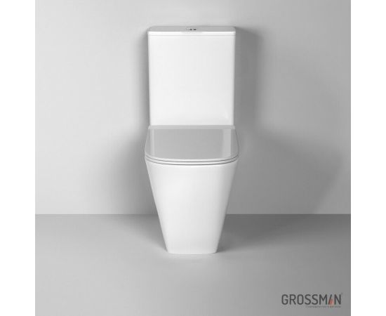 Унитаз-компакт Grossman Style GR-4472S безободковый с высокой чашей_, изображение 2