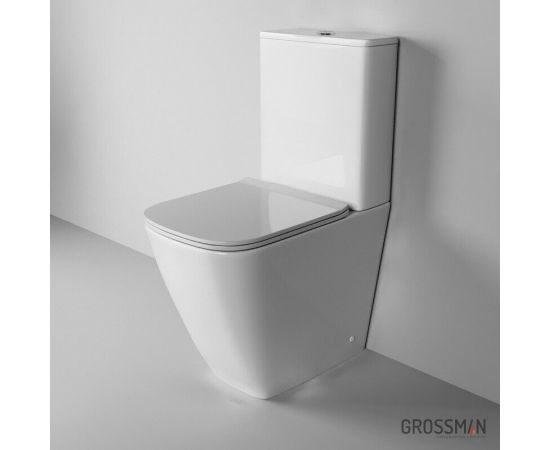 Унитаз-компакт Grossman Style GR-4472S безободковый с высокой чашей_, изображение 3