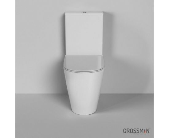 Унитаз-компакт Grossman Style GR-4473S безободковый с высокой чашей_, изображение 4