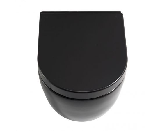 Унитаз подвесной SSWW CT 2038 BLACK_, изображение 3