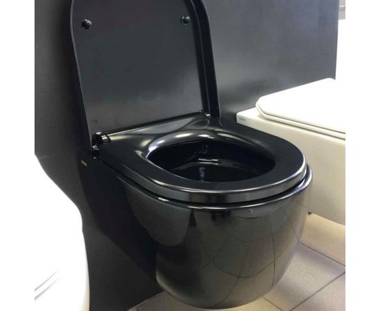 Унитаз подвесной SSWW CT 2038 BLACK_, изображение 7