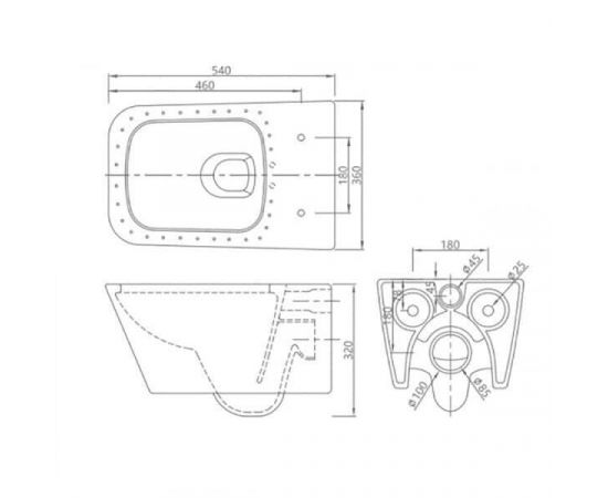 Унитаз подвесной SSWW NС 4441 White_, изображение 2