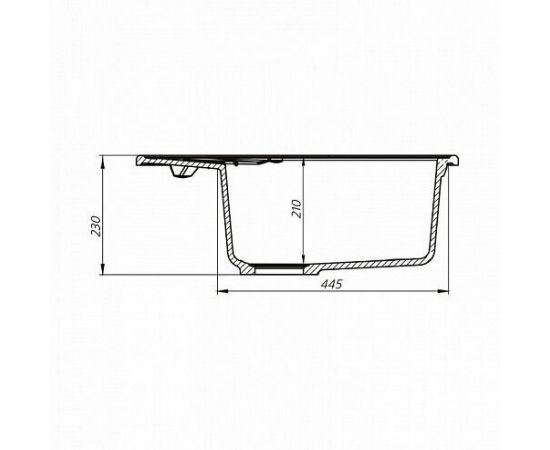 Мойка кухонная из искусственного гранита IDDIS Kitchen G K07G621i87_, изображение 4