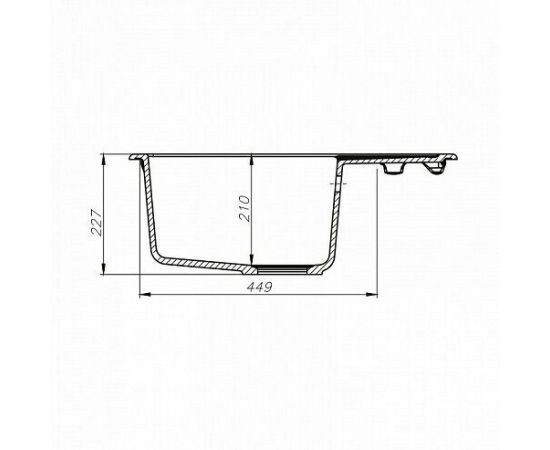 Мойка кухонная из искусственного гранита IDDIS Vane G V07G621i87_, изображение 4