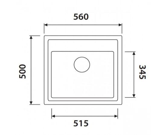 Кухонная мойка KAISER KGM-5750 гранит KGM-5750-W_, изображение 2