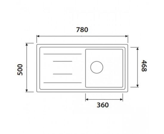 Кухонная мойка KAISER KGM-7850 гранит KGM-7850-BP_, изображение 2