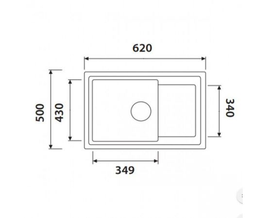 Кухонная мойка KAISER KGMK-6250 гранит KGMK-6250-BP_, изображение 2