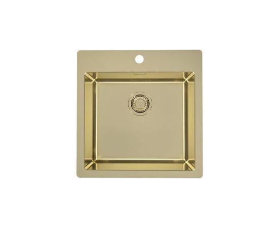 Мойка Alveus PURE MONARCH 30 GOLD-90 FS 515X525 в комплекте с выпуском без сифона_