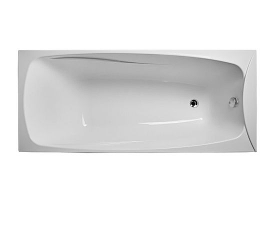 Акриловая ванна Eurolux TROYA 170x70 с каркасом, экраном и слив-переливом_