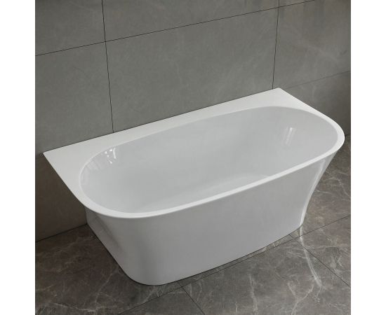 Акриловая ванна Vincea VBT-423-1700, 170х90х60, цвет белый, слив-перелив в комплекте, хром_