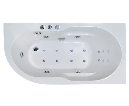 Гидромассажная ванна Royal Bath AZUR DE LUXE 170x80x60R_