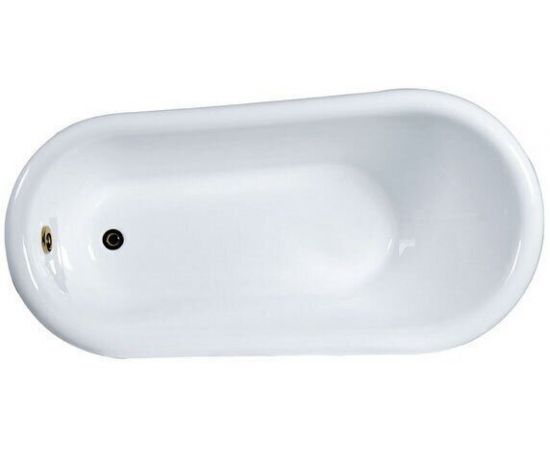 Акриловая ванна Gemy G9030 D фурнитура бронза_