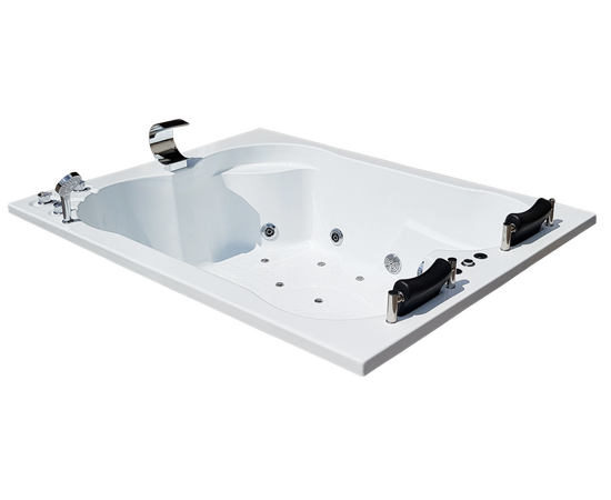Акриловая ванна Royal Bath Hardon De Luxe 200x150 с гидромассажем_