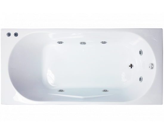 Акриловая ванна Royal Bath Tudor Standart 150x70 с гидромассажем_