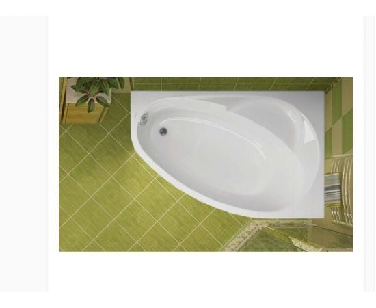 Акриловая ванна Vagnerplast Flora 150x100 R ультра-белая с каркасом VPK150100_, изображение 2