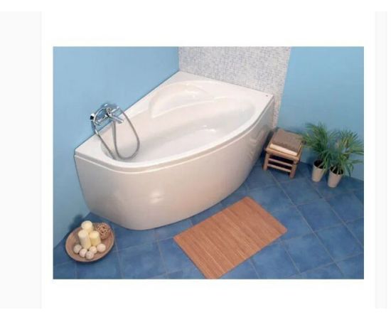 Акриловая ванна Vagnerplast Flora 150x100 R ультра-белая с каркасом VPK150100_, изображение 3