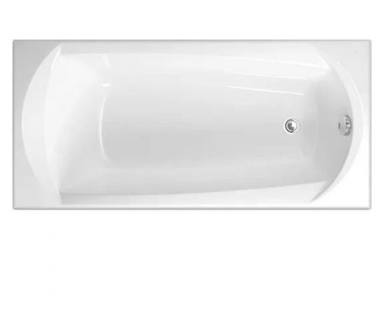 Акриловая ванна Vagnerplast Ebony 160 см, ультра белый  с каркасом VPK16070_