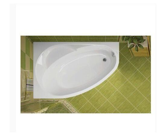 Акриловая ванна Vagnerplast Flora 150x100 L ультра-белая с каркасом VPK150100_, изображение 2