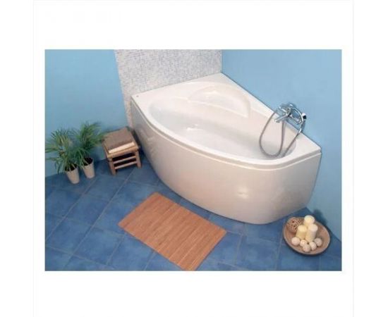 Акриловая ванна Vagnerplast Flora 150x100 L ультра-белая с каркасом VPK150100_, изображение 3