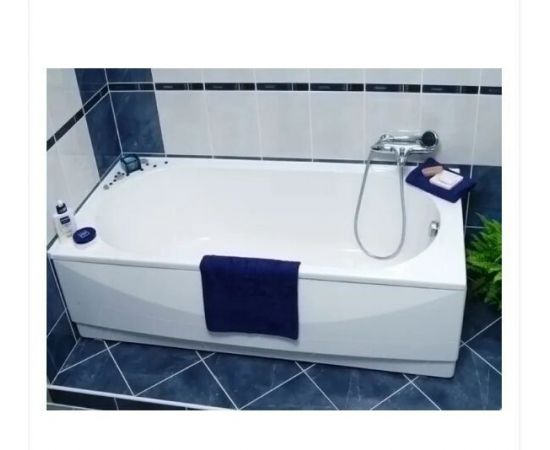 Акриловая ванна Vagnerplast Kasandra 160 см ультра белый с каркасом VPK16070_, изображение 2