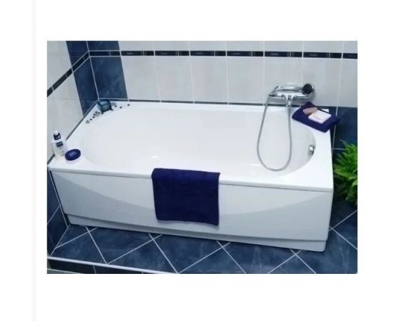 Акриловая ванна Vagnerplast Kasandra 170 см ультра белый с каркасом VPK17070_, изображение 2