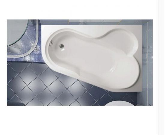Акриловая ванна Vagnerplast Selena 147 R с каркасом VPK150100_, изображение 2