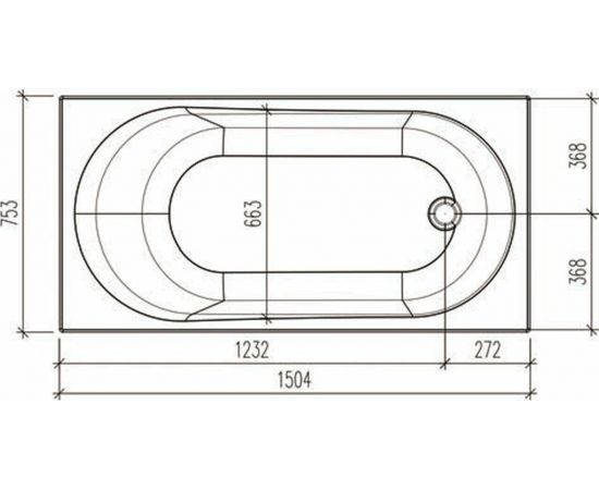 Акриловая ванна Eurolux OBERONY 150x75 с каркасом и экраном_, изображение 5