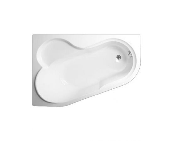 Акриловая ванна Vagnerplast Selena 147 L ультра белый с каркасом VPK150100_