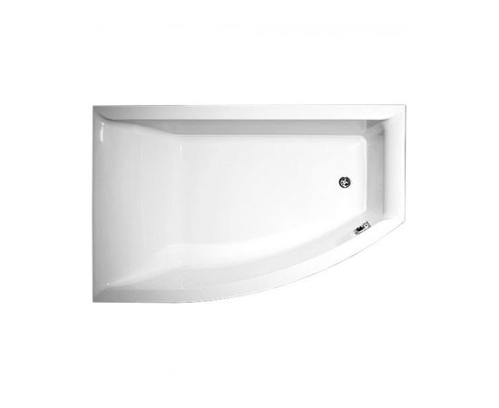 Акриловая ванна Vagnerplast Veronela 160 L ультра белый с каркасом VPK160105_