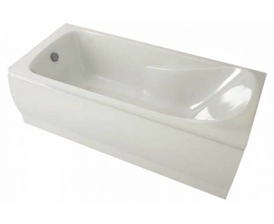 Акриловая ванна Eurolux ALLA 170x75 с каркасом, экраном и слив-переливом_, изображение 2